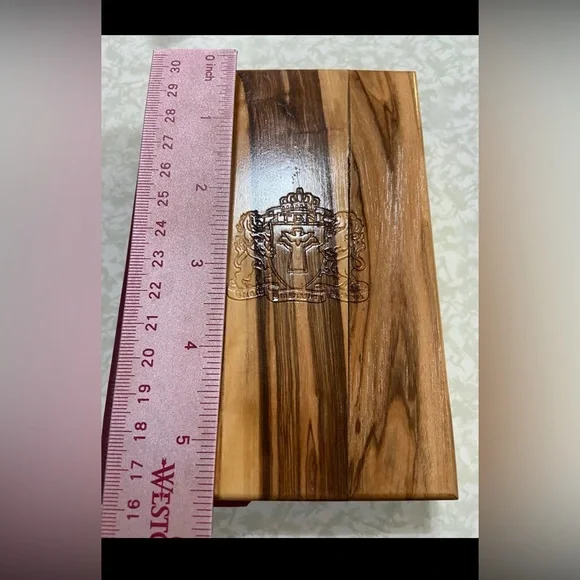 🔆 Vintage Jerusalem Wood Cover Bible #7890 - Picture 5 of 12